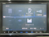 AVメニューはご覧の通り、様々なコンテンツに対応しているのでドライブを楽しく演出してくれます。
