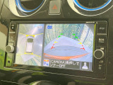 【アラウンドビューモニター】専用のカメラにより、上から見下ろしたような視点で360度クルマの周囲を確認することができます☆死角部分も確認しやすく、狭い場所での切り返しや駐車もスムーズに行えます。