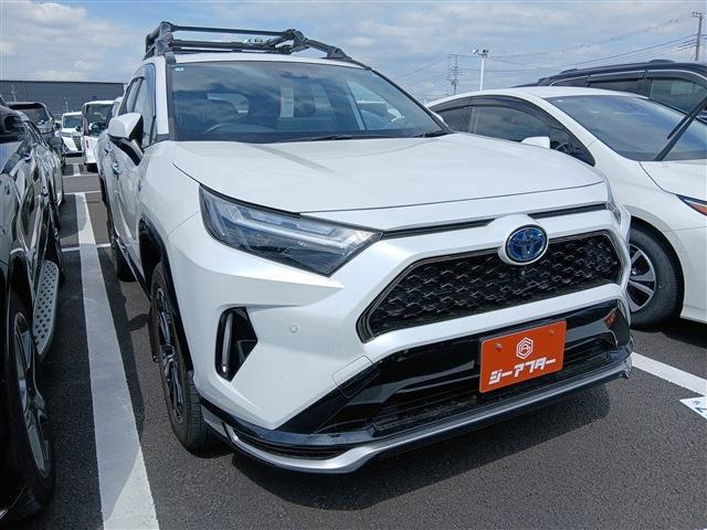RAV4 PHV 2.5 G Z E-Four 4WD 禁煙車 黒革シート 純正10.5インチナビ