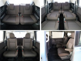 6人乗りの2列目も、キャプテンシートです。1列目と2列目をアレンジしてドライブ途中の小休憩に。2列目と3列目をアレンジして、よりパーソナル空間で休みたい時に。車中泊も可能な空間です。