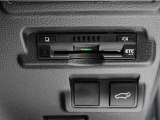 ETC車載器付きです。高速道路の料金所もスムーズに通過できます。