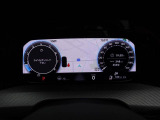 デジタルメータークラスター【Digital Cockpit Pro】付き車両。メーター内にナビゲーションが表示されます。