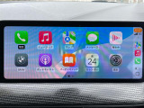 【アップルカープレイ】iPhoneがBMW車両とワイヤレスで接続されます。Apple CarPlayでは、オーディオストリーミングやメッセージングアプリがディスプレイに表示されます。