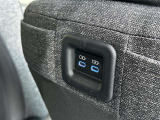 充電用USB【TypeーC】装備シフトレバー周辺の画像です。