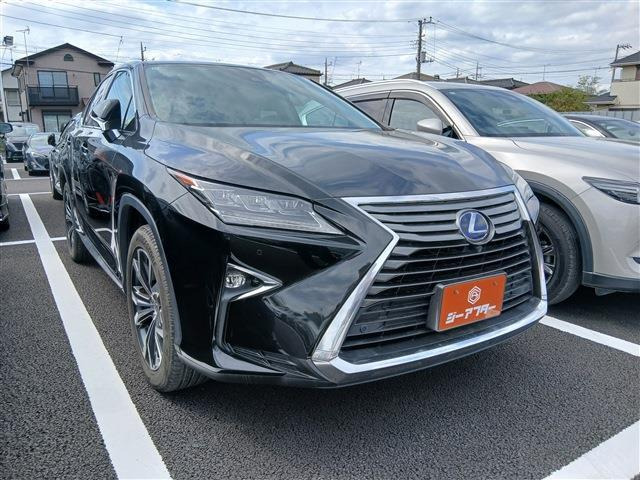 RX 450h バージョンL 禁煙車 茶革シート 純正12.3インチナビ