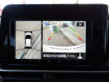360度アラウンドビューモニター&バックカメラで駐車が苦手な方でも安心です♪