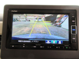 バックカメラの画像です。ガイドラインがスムースな車庫入れをサポートいたします!車庫入れの安心感がアップしますね☆