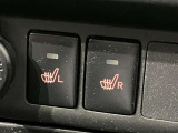 【シートヒーター(運転席・助手席)】寒さが厳しい朝も身体を直接温めることができ、快適に運転できます♪