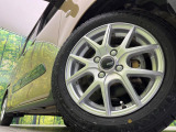 【14インチアルミホイール】外観にマッチしたアルミホイールを装着しております。各種アルミホイールや、スタッドレスタイヤも取扱いしております。是非ご相談ください♪