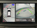 アラウンドビューモニターです。これで車庫入れもラクラク。