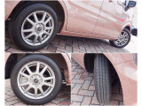 軽自動車の標準的なタイヤサイズなので維持費も安く済みますネ!