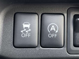 ASCスイッチ、アイドリングストップシステムOFFスイッチ。