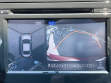 上から見たような画像で車庫入れなどに便利なアラウンドビューモニター