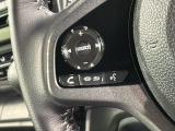 ステアリングにオーディオ操作スイッチが付いています。オーディオ画面に直接タッチしなくても操作が出来ますので、運転に集中できます。