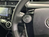 ステアリングスイッチ装備!運転しながら手元でオーディオの操作などができます。