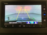 バックでの車庫入れも安心です! リアカメラが付いているバックモニター付のナビを装備しております。操作線もついており距離感も画面から確認できます。