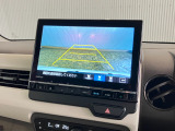 【バックカメラ】リバースにするだけで映ります、後方の安全確認や、狭い駐車場での車庫入れ、雨の日や夜間など視界の悪い時に便利です!安全にバックする為には欠かせない装備です。