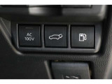■AC100V電源■ 車の中で、コンセントが使えます。便利ですね。