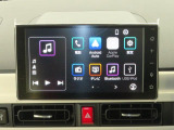 9インチスマホ連携ディスプレイオーディオです。バックカメラも付いて車庫入れ・駐車も安心です。Bluetooth対応機器を登録して音楽を楽しんだりハンズフリー通話が出来て便利です。