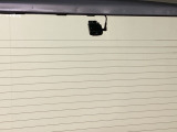後方にもドライブレコーダーのカメラ(社外品)が付いています。前後両方でお車の周りを監視・記録いたします。