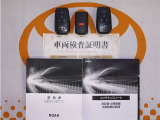 スマートキー&エンジンスターター付。取扱説明書とメンテナンスノートもあります☆品質評価シート付いてます!トヨタ認定中古車ライト!!