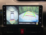 【パノラマモニター】専用のカメラにより、上から見下ろしたような視点で360度クルマの周囲を確認することができます☆死角部分も確認しやすく、狭い場所での切り返しや駐車もスムーズに行えます。
