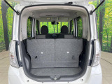 普段のお買い物や通勤、送迎等に十分な荷室スペースを確保しております。セカンドシートを倒すと、大きな荷物の積載も可能です♪