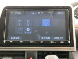ブルートゥースに接続することにより、スマホに入ったお気に入りの音楽を車内で楽しむことができます♪あると本当に便利な機能になっています!