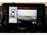 車両を上から見たような映像表示するパノラミックビューモニター付き!