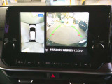 アラウンドビューモニター付き!車両を真上から見ているような映像で車庫入れも安心!!
