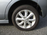 左後ろです。(日産純正アルミホイールです。)