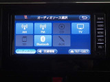 オーディオソース選択画面です。一覧で選択できるので簡単に操作できます。