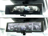 車両後方のカメラ映像をミラー面に映し出して、いつでもクリアな後方視界を確保する、インテリジェントルームミラー!