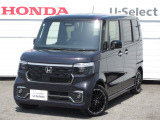 当社試乗車、業務車のN-BOXカスタム(ターボコーディネートスタイル 2トーン)が入庫です。内外装ともにきれいなお車です。