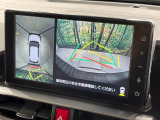 【全方位モニター用カメラ】専用のカメラにより、上から見下ろしたような視点で360度クルマの周囲を確認することができます☆死角部分も確認しやすく、狭い場所での切り返しや駐車もスムーズに行えます。