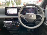 ハンドルは軽やかに回り 気持ちよく運転が出来ます。