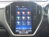 11.6インチ インフォメーションディスプレイ&インフォテインメントシステム(ナビ機能はありません)。オーディオや車輌、エアコン設定等ができます。