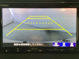 バックでの車庫入れも安心です! リアカメラが付いているバックモニター付のナビを装備しております。操作線もついており距離感も画面から確認できます。