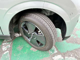タイヤサイズは155/65R14です。日産純正アルミ装着です☆