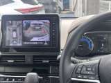 上空から見下ろしたような表示で車両感覚のつかみやすい『アラウンドビューモニター』に移動物検知警報(MOD)があり更に安心です。