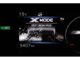 XーMODEは路面に応じてモードを選択するだけで4輪の駆動力やブレーキなどを最適にコントロール。悪路からのスムーズな脱出をサポートします。