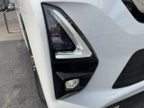 LEDフォグランプ/夜間走行時に手前の視界が広範囲に見えるので安心です。