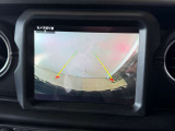 ガイドライン付きバックカメラです、車庫入れもばっちりですね!