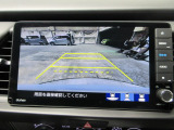 後方確認はオマカセのリアカメラ付です。雨天時や夜間のバック駐車時などで特に視界の安全確認に役立ちます。