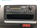 AMラジオです。シンプルなので消費電力は少なめです。
