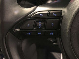 【ステアリングスイッチ】左です。ハンドルから手を離さず、運転に集中したまま手元でオーディオ操作等ができます。