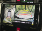 【パノラミックビューモニター】専用のカメラにより、上から見下ろしたような視点で360度クルマの周囲を確認することができます☆死角部分も確認しやすく、狭い場所での切り返しや駐車もスムーズに行えます。