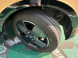 タイヤサイズは155/65R14です。日産純正アルミ装着です☆