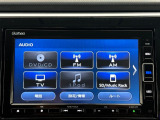 オーディオメニューです。スマートフォンとの連携が可能です♪視認性に優れており、使い勝手も良好です。