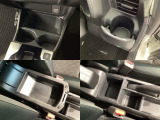 収納スペースや、ドリンクホルダーもついています。長距離ドライブで活躍する必需品ですね♪